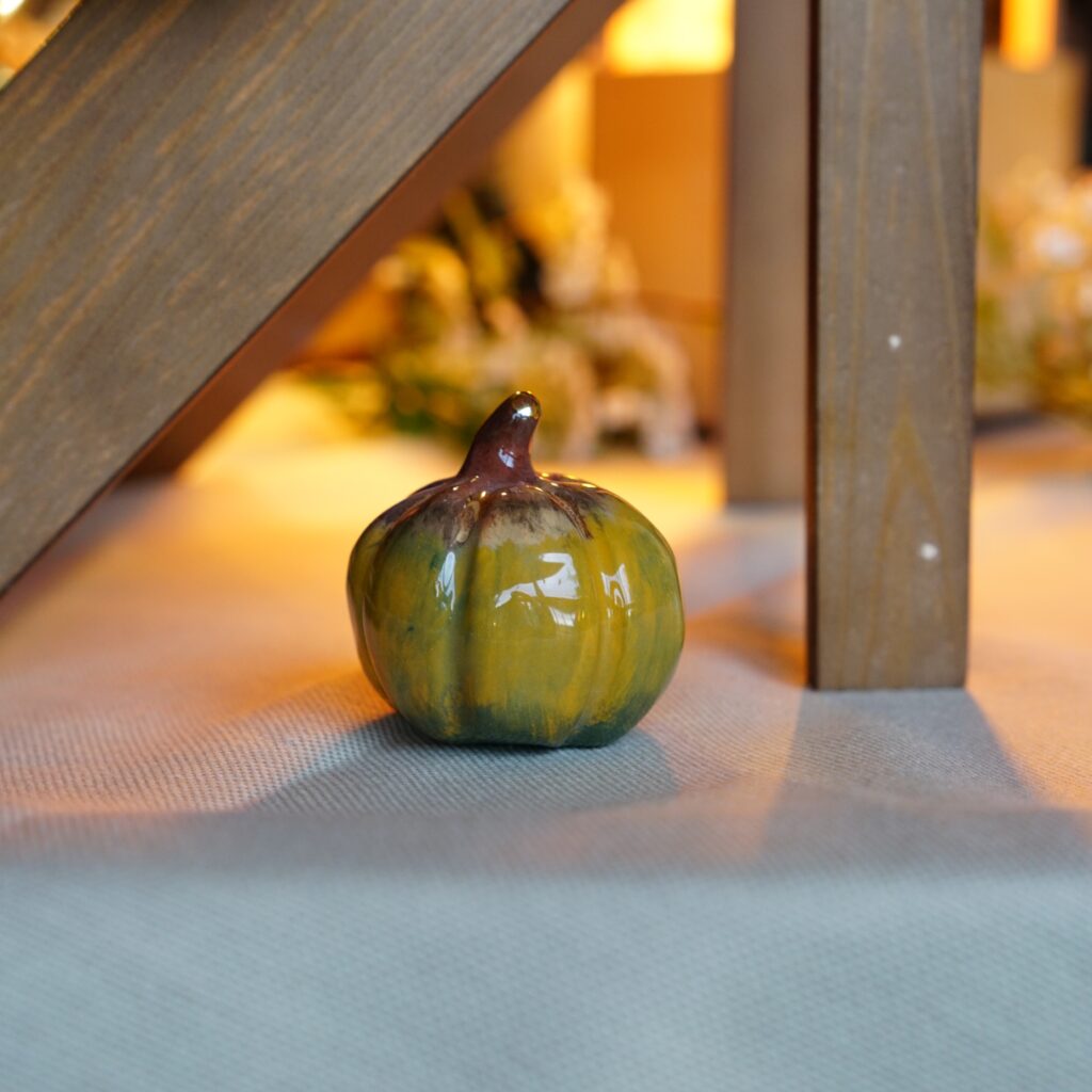 Zucca autunnale - Ocra e oro