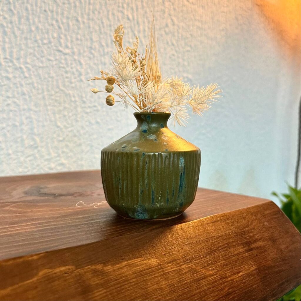 Vasetto texture Oliva